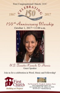 150th Anniversary Worship Service - Guest Speaker Kamala Harris